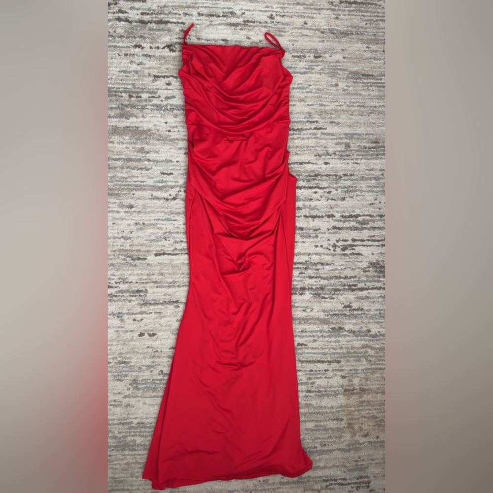 Elegant Red Evening Gown